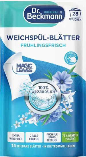 Dr. Beckmann Magic листчета омекотител 28 броя - аромат Spring Fresh
