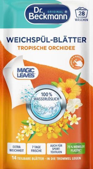 Dr. Beckmann Magic листчета омекотител 28 броя - аромат Tropical Orchidea