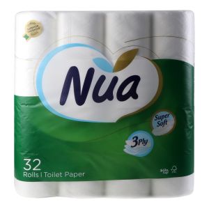 NUA тоалетна хартия 3 пласта, 32 броя