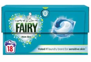 Fairy капсули 18 бр - NON BIO - картонена кутия