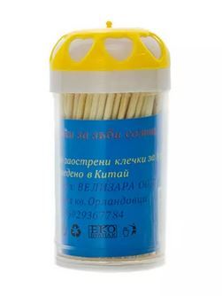 Клечки за зъби кутия "Солничка"