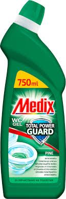 Medix почистващ гел за тоалетна - 750 мл. - Бор