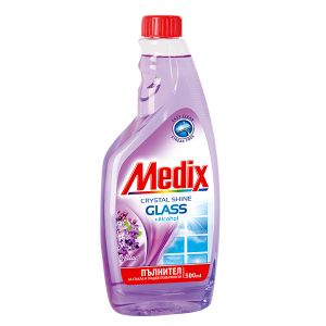  Medix за стъкла и огледала пълнител - 500 мл. Люляк