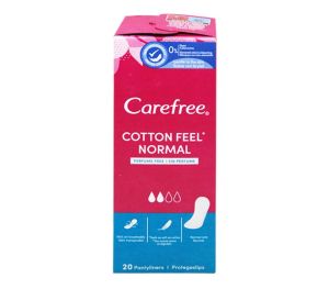 Carefree дамски ежедневни превръзки 20 броя -  памук