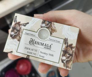 Натурален твърд сапун HANIMAGA с Магарешко мляко (100 гр)