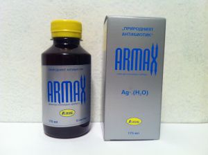 Сребърна вода ARMAX - природен антибиотик 175 мл