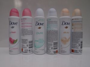 Dove дезедорант дамски/ 150мл. (без аромат)