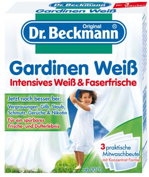 Dr Beckmann перилен препарат на сашета за пердета и завеси 3 х 40 гр