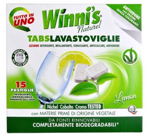 Winnis БИО таблетки за съдомиялна - Всичко в 1 / 15 бр.