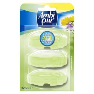 Ambi Pur WC ароматизатор пълнители 3 бр. x 55 гр. - Fresh Garden
