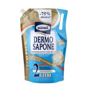 Mil Mil течен сапун пълнител - Dermo - 2 литра