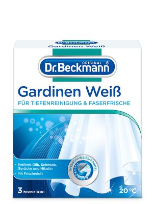 Dr Beckmann перилен препарат на сашета за пердета и завеси 3 х 40 гр