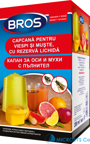 Bros капан за оси и мухи с пълнител