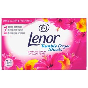LENOR кърпички за сушилня и гардероб 34 броя - Мак