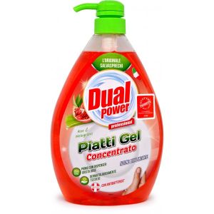 Dual препарат за миене на съдове 1 л./250 дози с помпа  - Нар (веро)