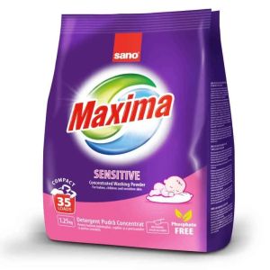 SANO Максима прах за пране 1.25 кг / 35 пранета БЕБЕ (сензитив)