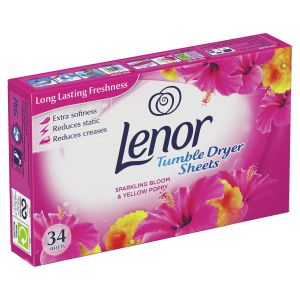 LENOR кърпички за сушилня и гардероб 34 броя - Мак
