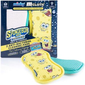 Minky M cloth антибактериална микрофибърна гъба с 2 лица - 1 БРОЙ