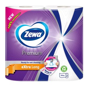Кухненска хартия ZEWA PREMIUM 2 ролки бяла