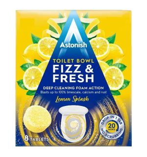 Astonish WC таблетки за почистване на тоалетна 8 бр. - лимон