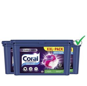 CORAL Optimal color  капсули за черно пране 50 бр. - Германия
