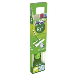 Swiffer комплект моп с дръжка + 8 сухи кърпи + 3 мокри кърпи