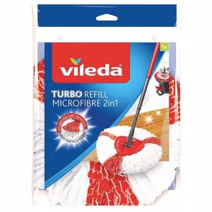  Vileda Turbo 2в1 резервен накрайник бърсалка за моп - подсилен