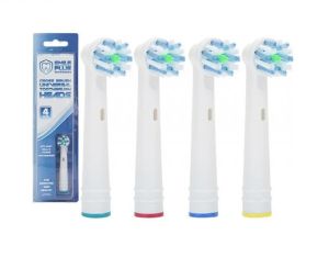 Резервни глави за електрическа четка Oral B Cross Action - 4 бр. (кръгли)
