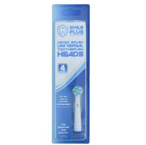 Резервни глави за електрическа четка Oral B Cross Action - 4 бр. (кръгли)