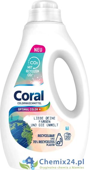 CORAL OPTIMAL течен перилен препарат 1 л / 20 пр - цветно