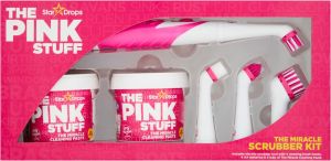 Star Drops The Pink Stuff комплект паста за почистване 2 бр.х 500 гр. + ел.четка с 4 приставки