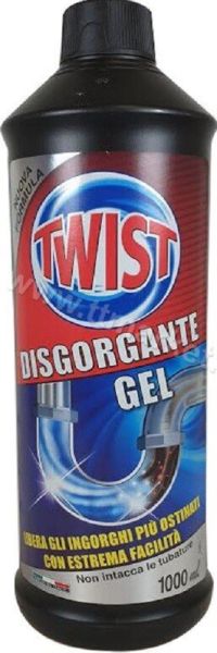 Twist Disgorgante Gel гел за отпушване на канали / 1 л