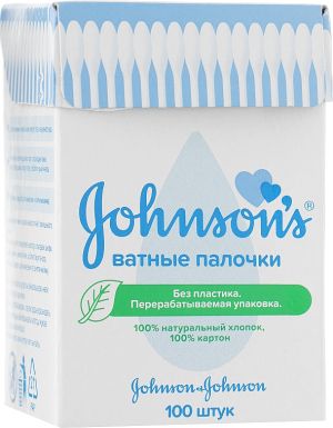 JOHNSON'S бебе клечки за уши 100 броя