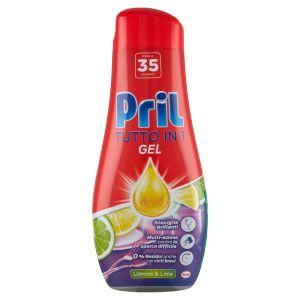  Pril  limone & lime гел за съдомиялна 630 мл / 35 измивания