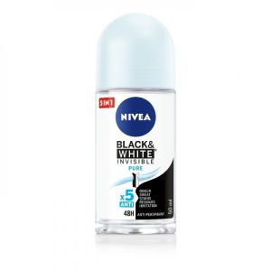 Nivea Black & White Invisible дамски ролон против изпотяване 50 мл