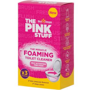 StarDrops The Pink Stuff WC пяна за почистване на толетна чиния 3х100 гр