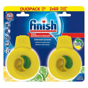 Finish Fresh Scent ароматизатор за съдомиялна - 2 бр - Лимон