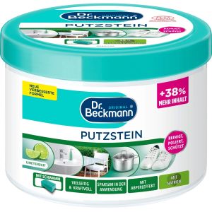 Dr Beckmann почистваща паста Лимон 550 гр. за метал, фаянс, обувки, камини, пластмаса + подарък гъба