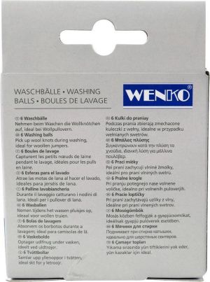Wenko Germany топки за пране против мъхчета, косми и власинки 6 бр - Германия