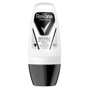 Rexona Invisible Blak & White мъжки рол он дезодорант 50 мл. 