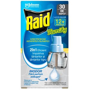 Raid течен пълнител за машинка против комари 21 мл - FAMILY