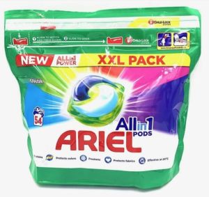 Ariel 3in1 капсули за пране  54 бр - за цветно