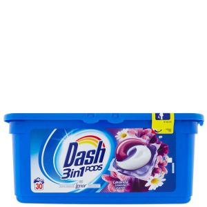 Dash 3in1 Lenor капсули за пране 30 бр - лавандула 