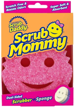 Scrub Mommy ОРИГИНАЛНА недраскаща гъба за почистване с две лица