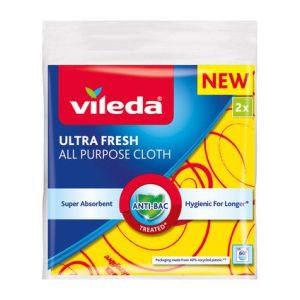 Vileda кърпа микрофибърна 34x34 см Антибактриална