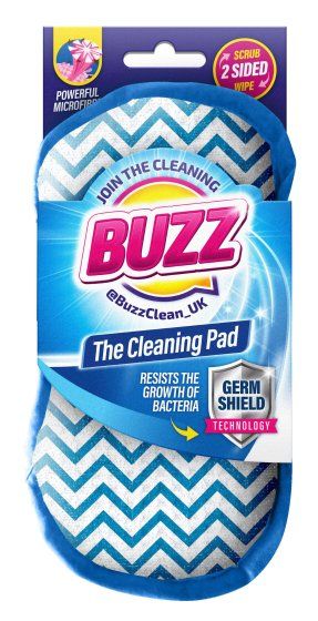 BUZZ двустранна гъба синя