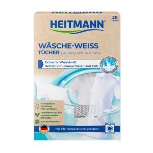 HEITMANN кърпички за супер бяло пране 20 бр.