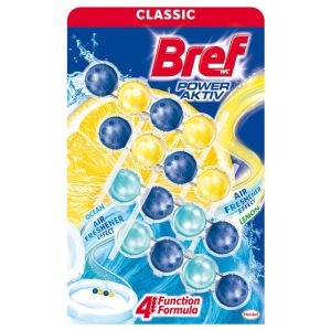 Bref power aktive за тоалетна 4x4x50g-blue lemon