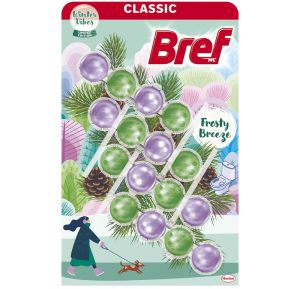 Bref power aktive за тоалетна 4x4x50g-Breeze