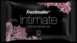 FRESHMAKER интимни кърпички Vit E 20 бр